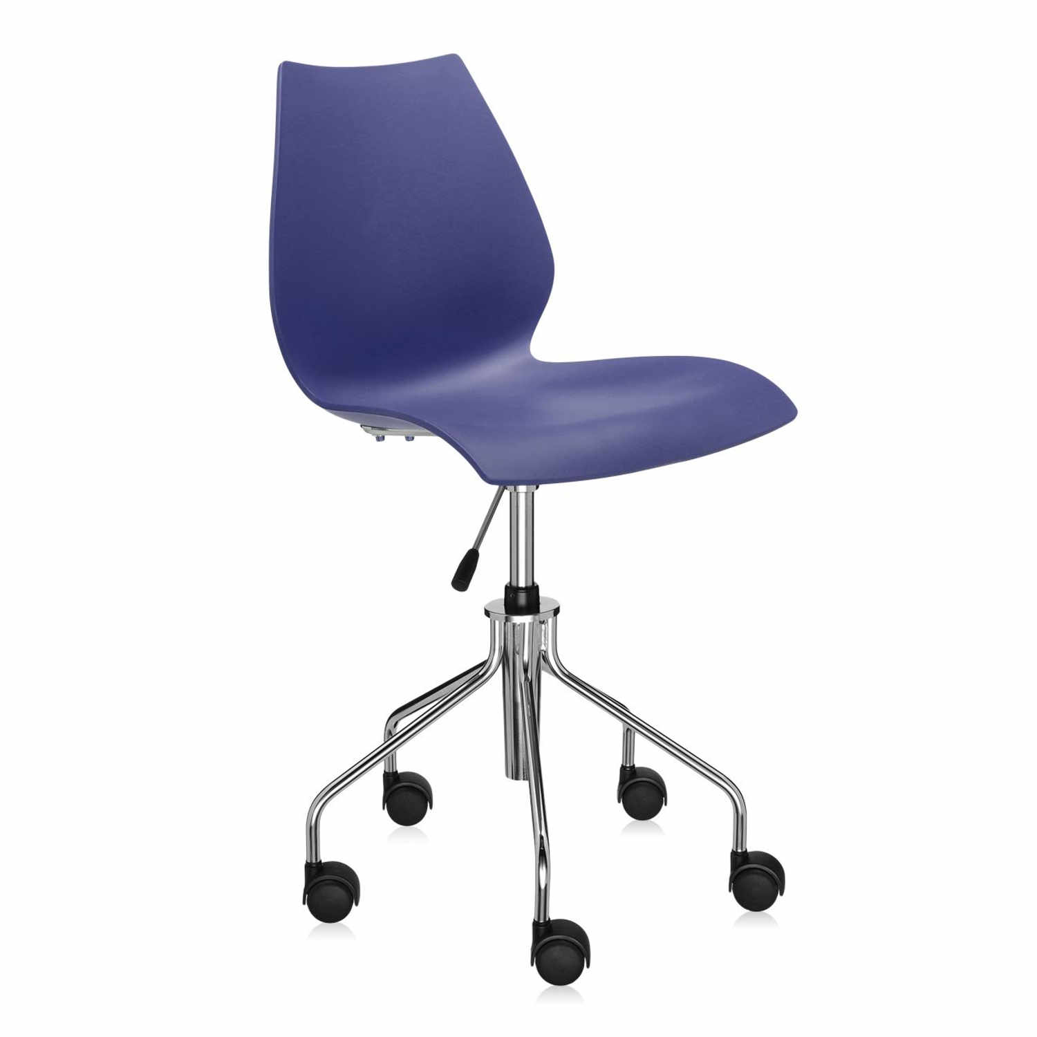 Maui Bürodrehstuhl, Farbe marineblau, Armlehnen ohne Maui Bürodrehstuhl, Farbe marineblau, Armlehnen ohne von Kartell
