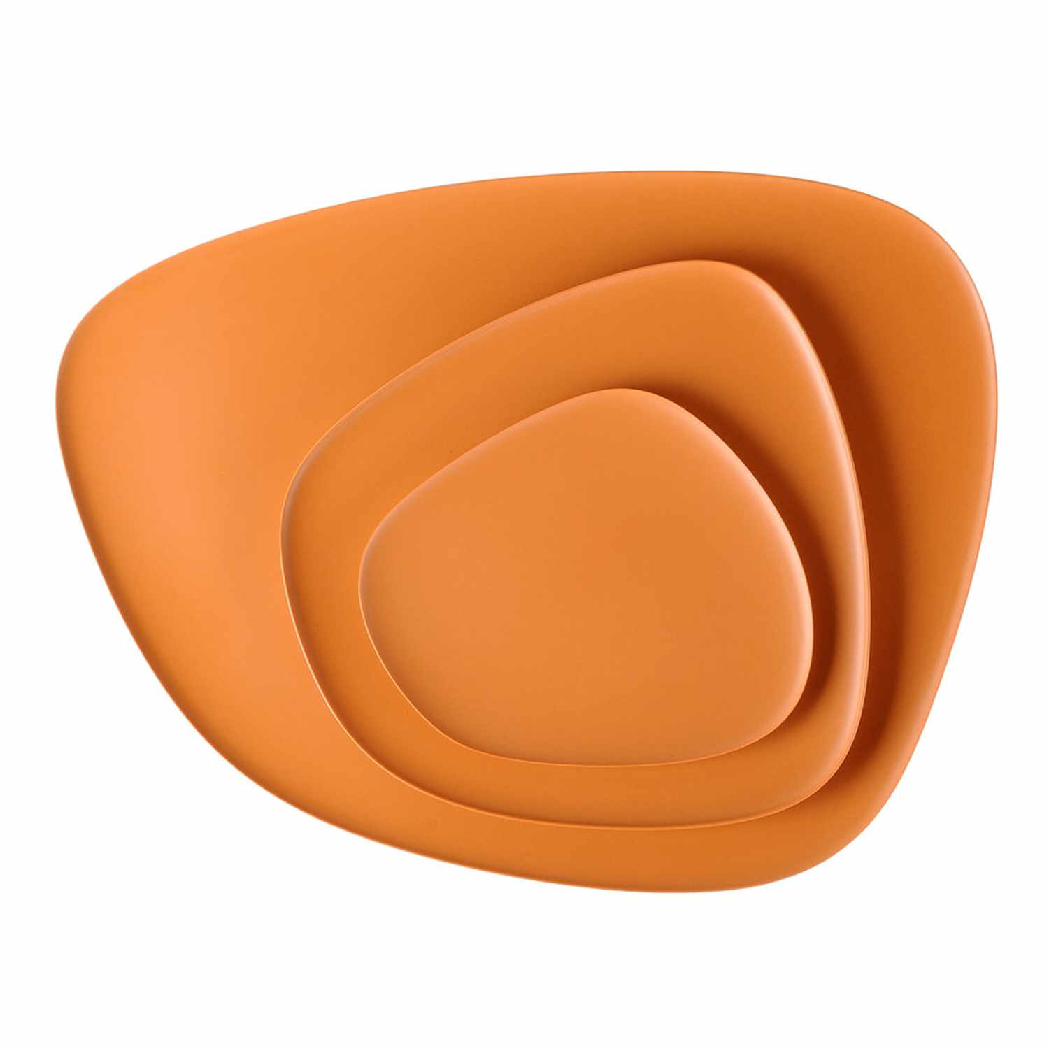 Namasté Teller-Set, Farbe orange von Kartell