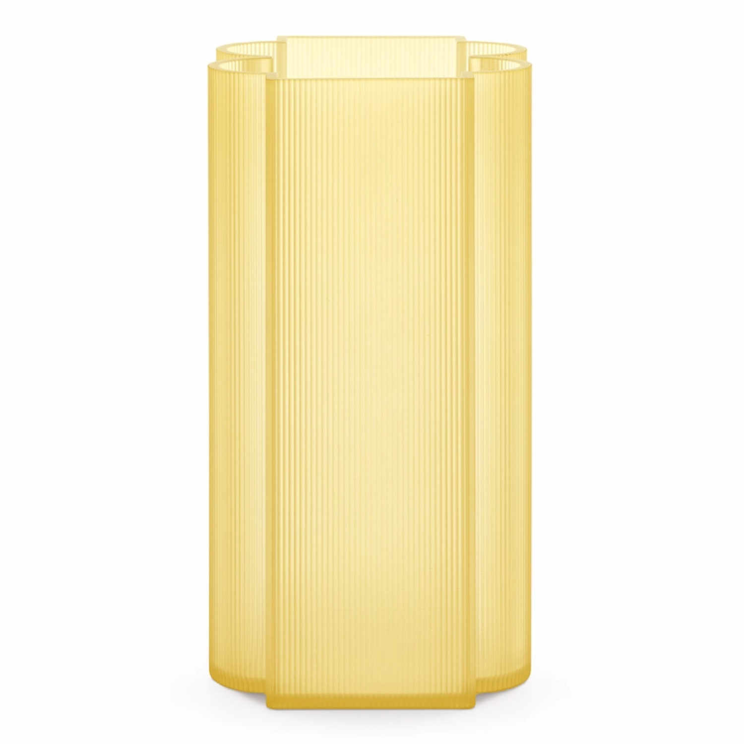 Okra Vase Kartell, Farbe 03/gelb, Höhe 34 cm von Kartell