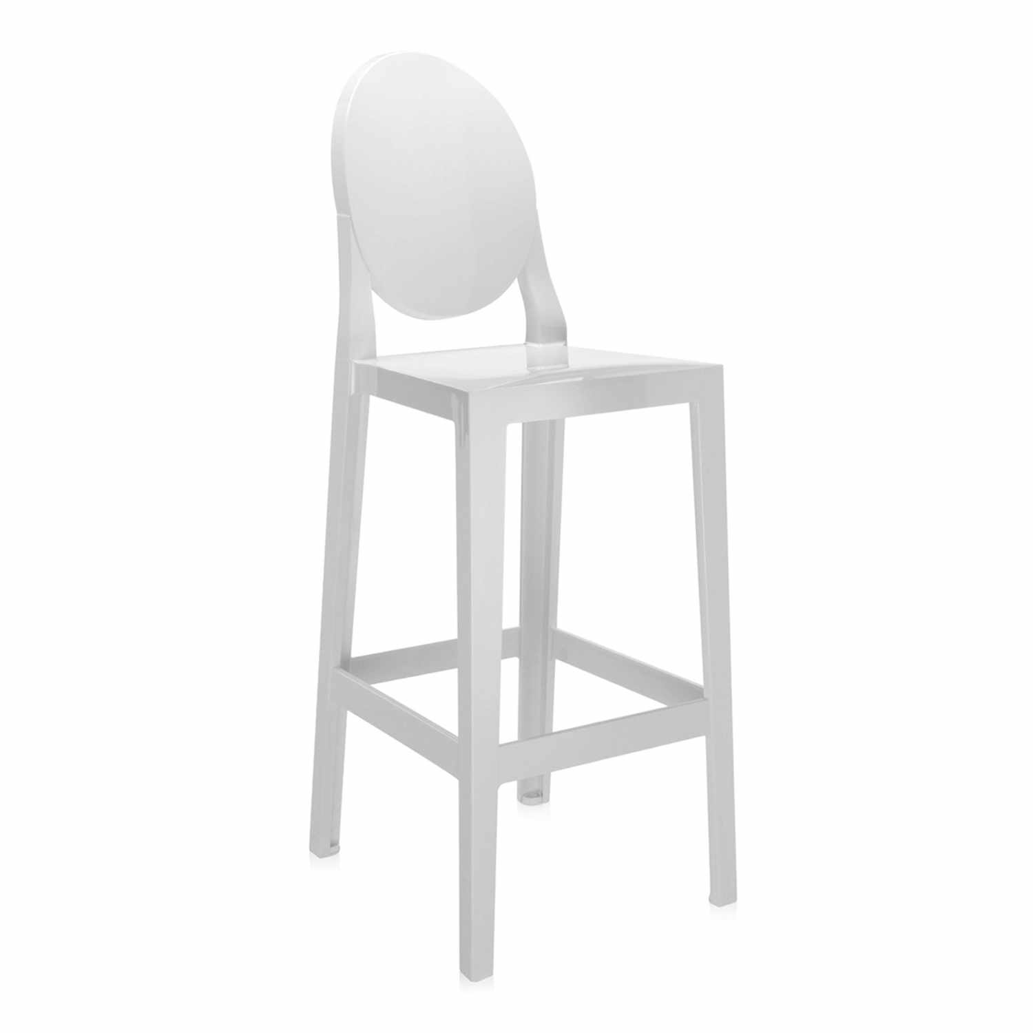 One More Barhocker, Höhe 104 cm, Farbe undurchsichtig/weissglänzend One More Barhocker, Höhe 104 cm, Farbe undurchsichtig/weissglänzend von Kartell