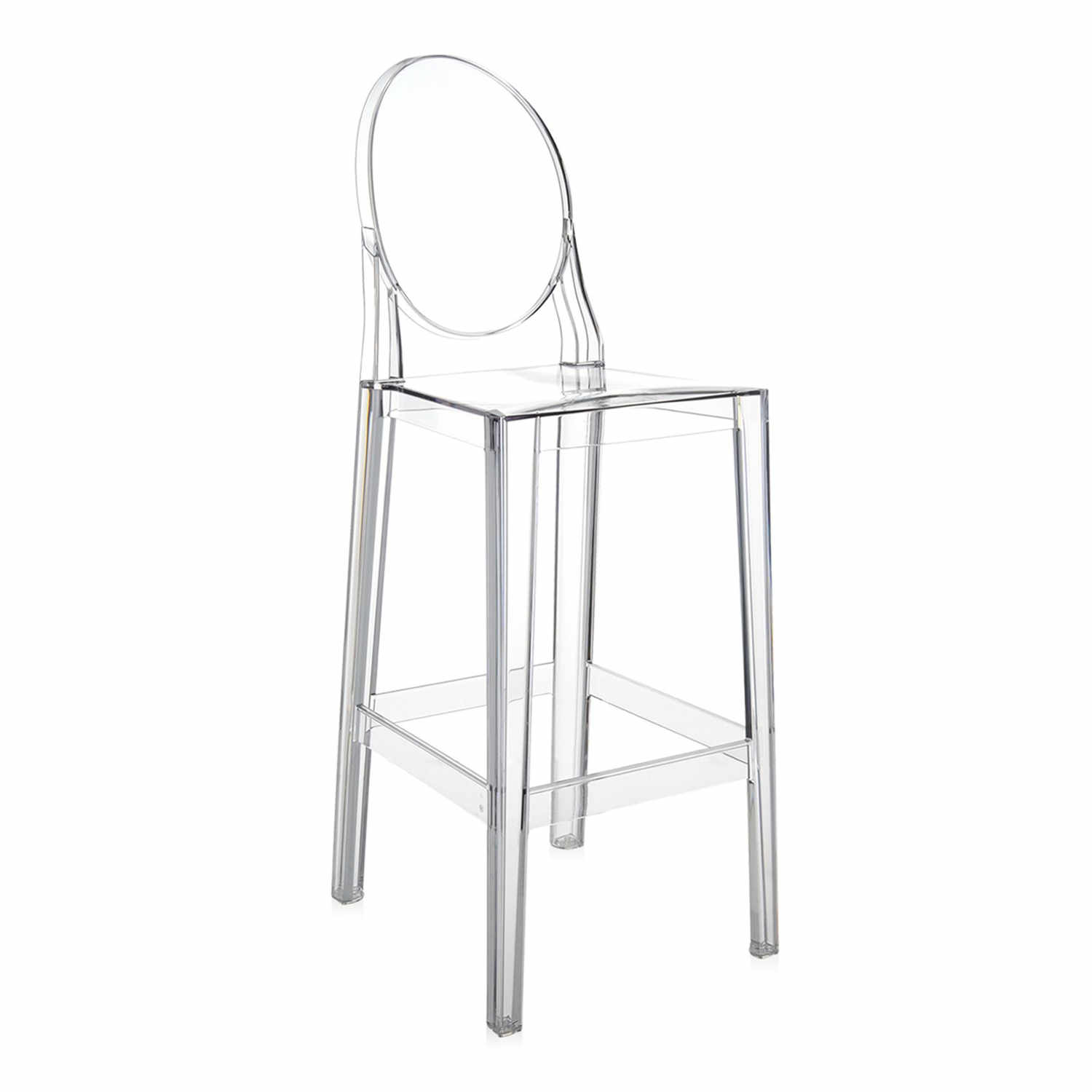 One More Barhocker, Höhe 114 cm, Farbe transparent/glasklar von Kartell