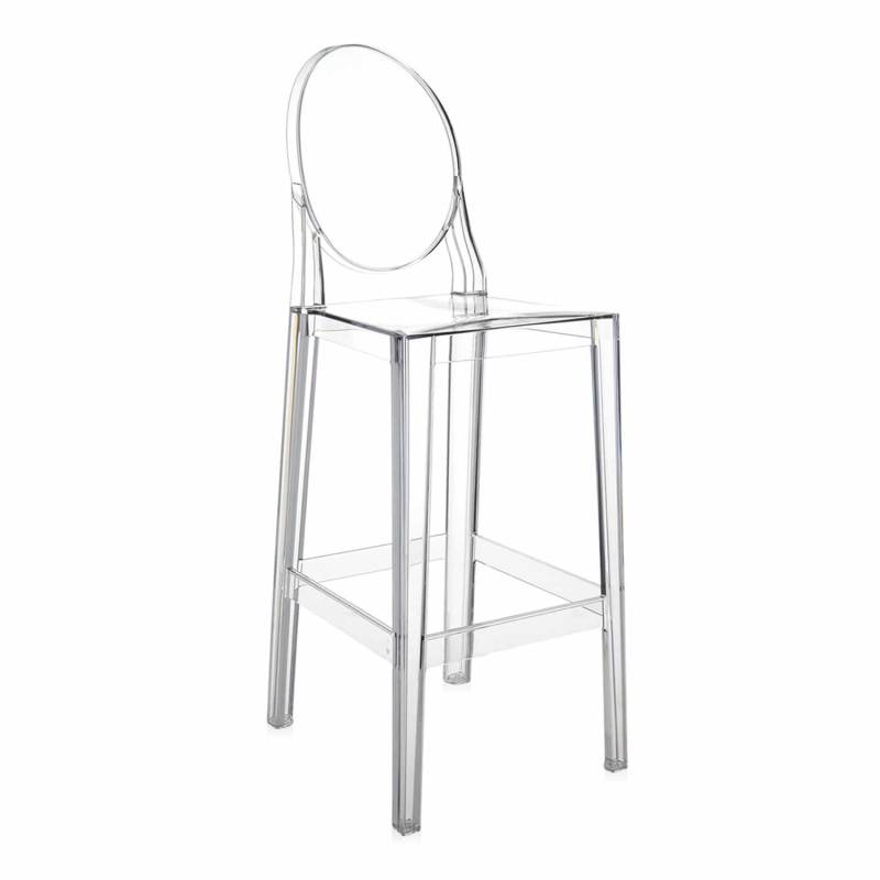 One More Barhocker, Höhe 114 cm, Farbe transparent/glasklar von Kartell