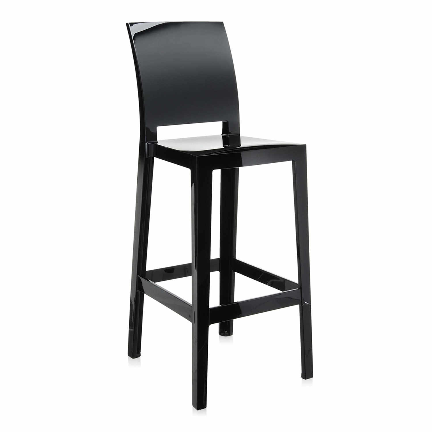 One More Please Barhocker, Höhe 100 cm, Farbe undurchsichtig/schwarzglänzend One More Please Barhocker, Höhe 100 cm, Farbe undurchsichtig/schwarzglänzend von Kartell