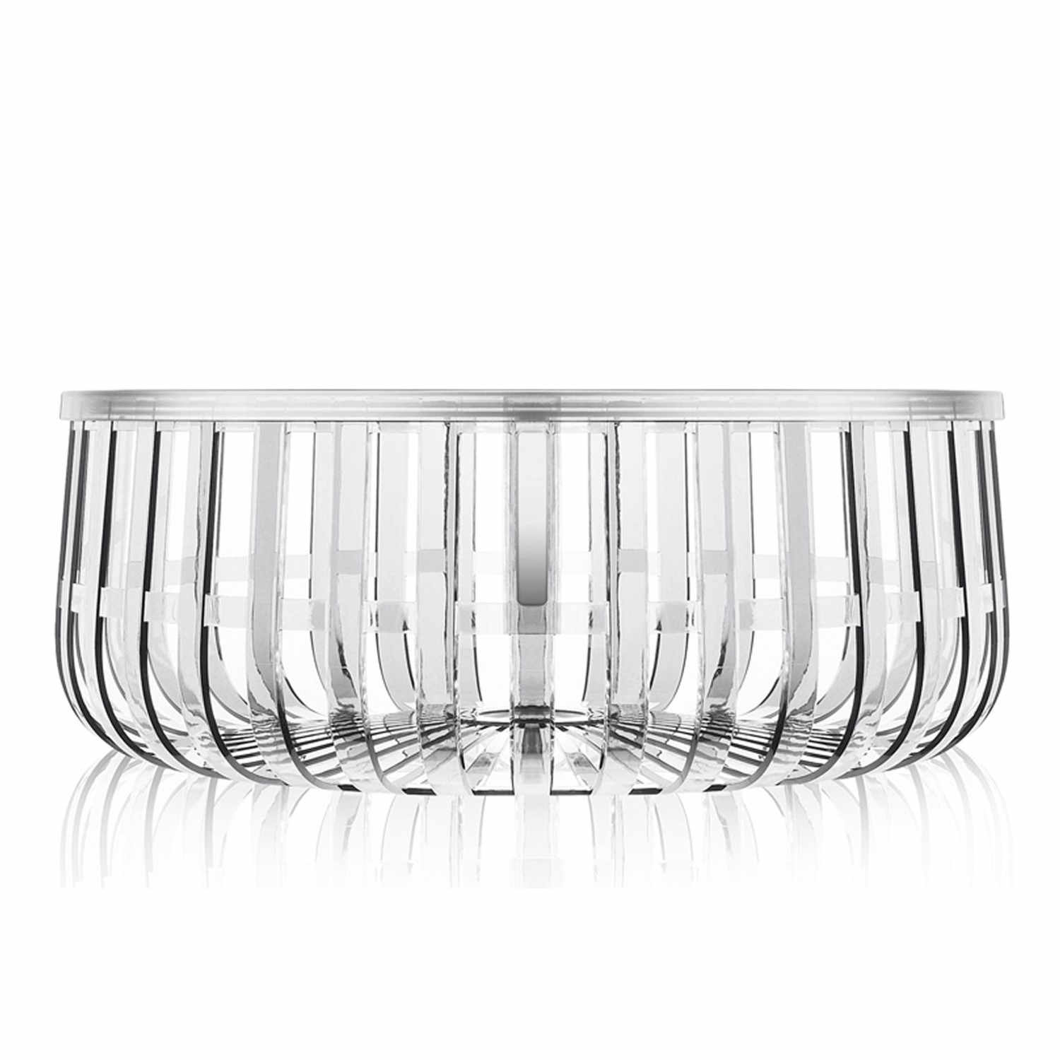 Panier Beistelltisch, Farbe transparent/glasklar von Kartell