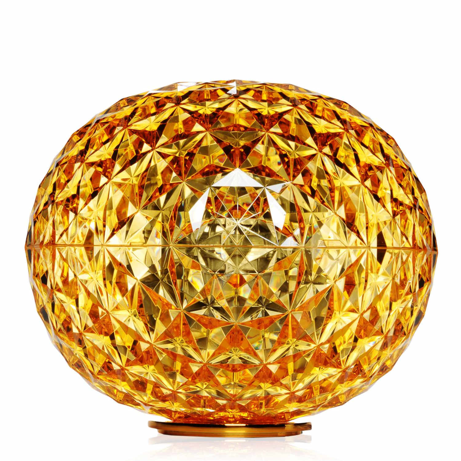 Planet LED Boden-/Tischleuchte, Farbe transparent/gelb Planet LED Boden-/Tischleuchte, Farbe transparent/gelb von Kartell