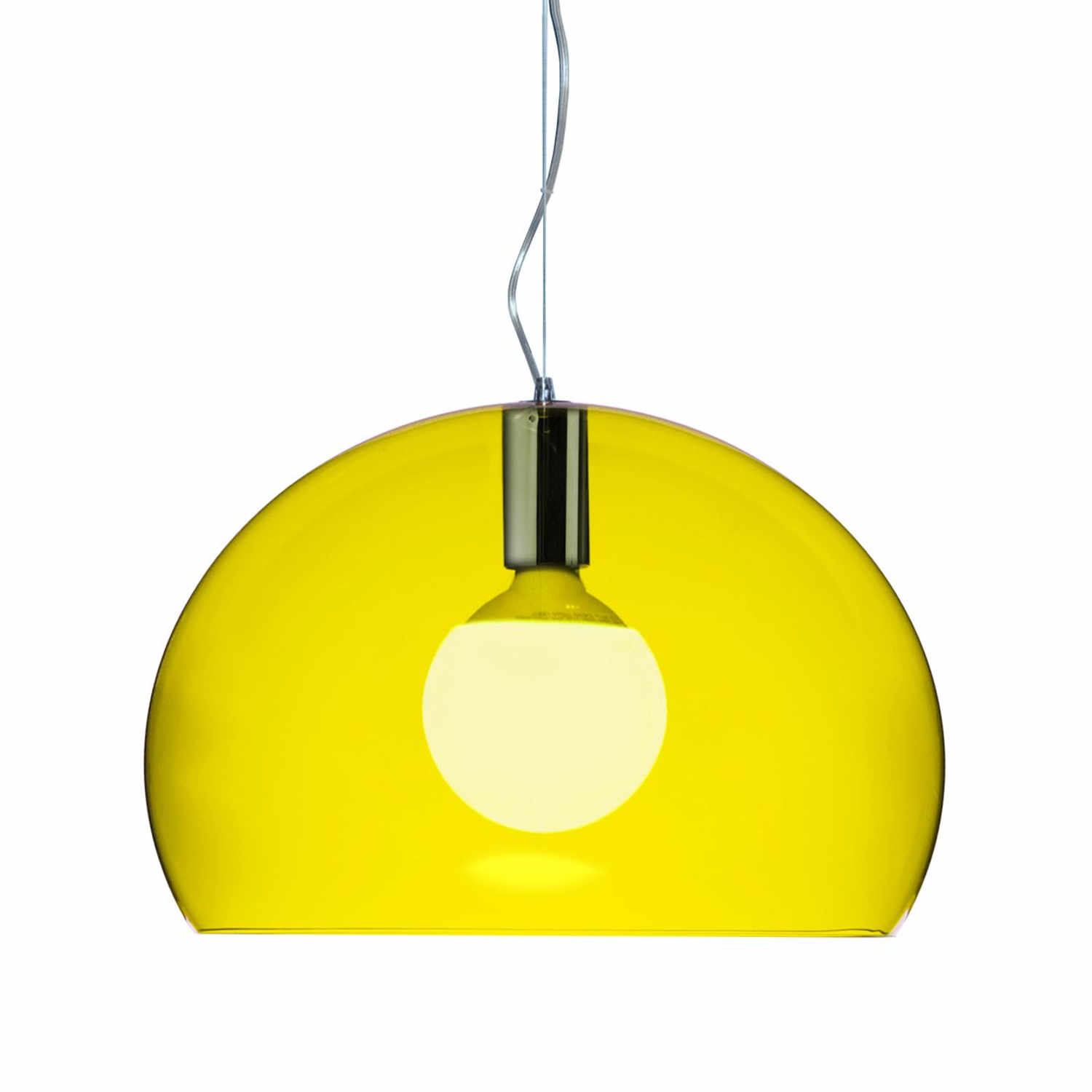 Small FL/Y LED Pendelleuchte, Farbe transparent/gelb Small FL/Y LED Pendelleuchte, Farbe transparent/gelb von Kartell