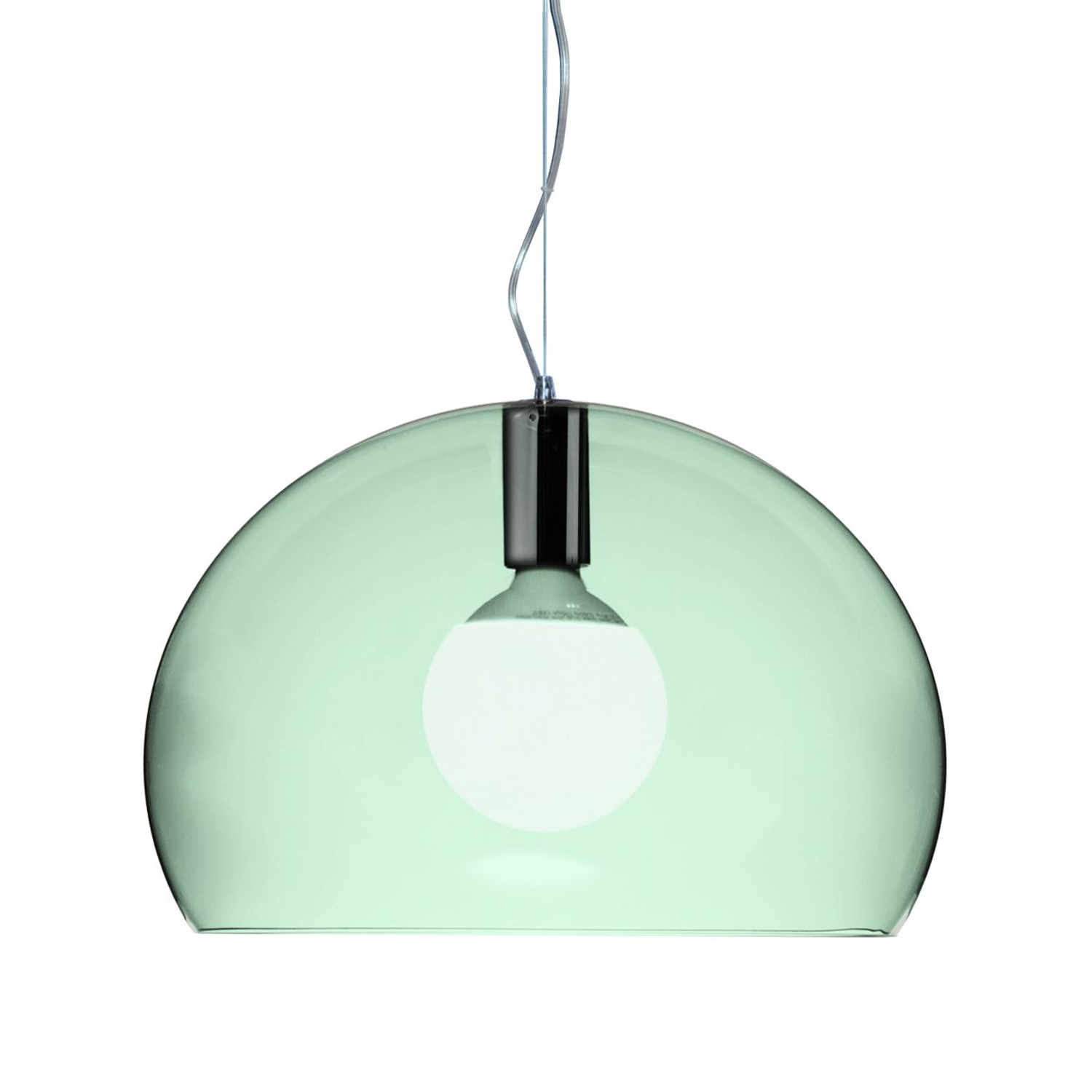 Small FL/Y LED Pendelleuchte, Farbe transparent/salbeigrün Small FL/Y LED Pendelleuchte, Farbe transparent/salbeigrün von Kartell