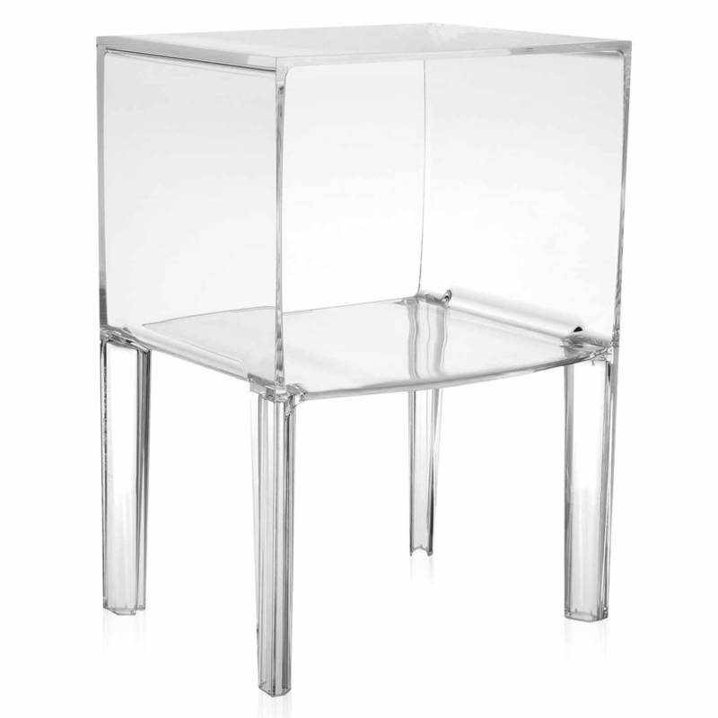 Small Ghost Buster Nachttisch, Farbe transparent/glasklar von Kartell