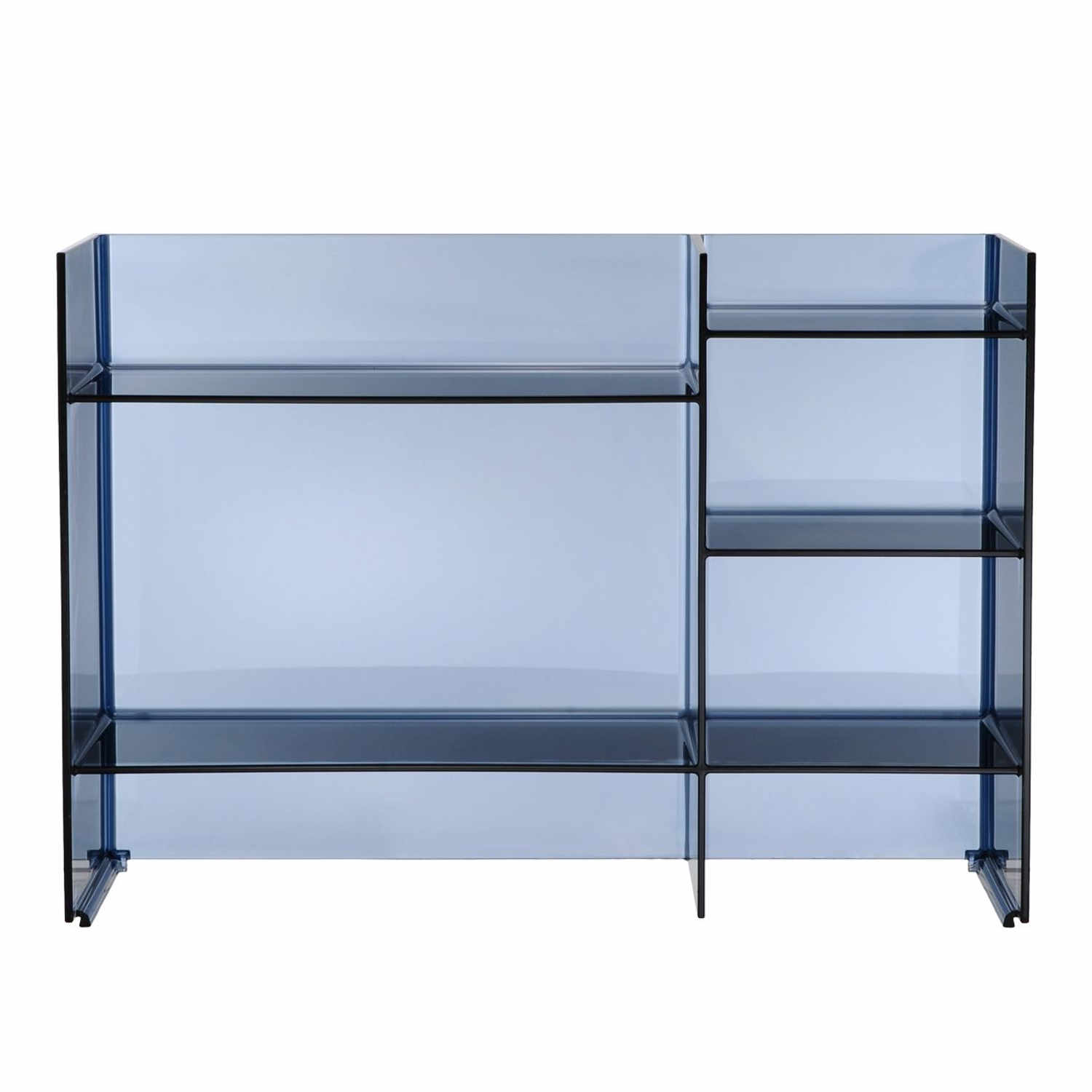 Sound-Rack by Laufen Regal, Farbe transparent/blau von Kartell