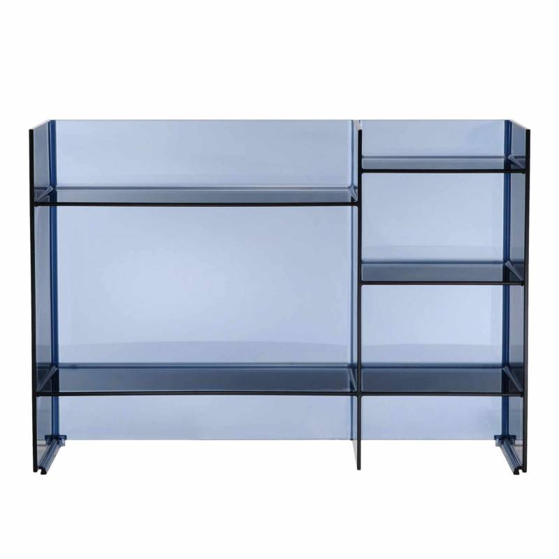 Sound-Rack by Laufen Regal, Farbe transparent/blau von Kartell