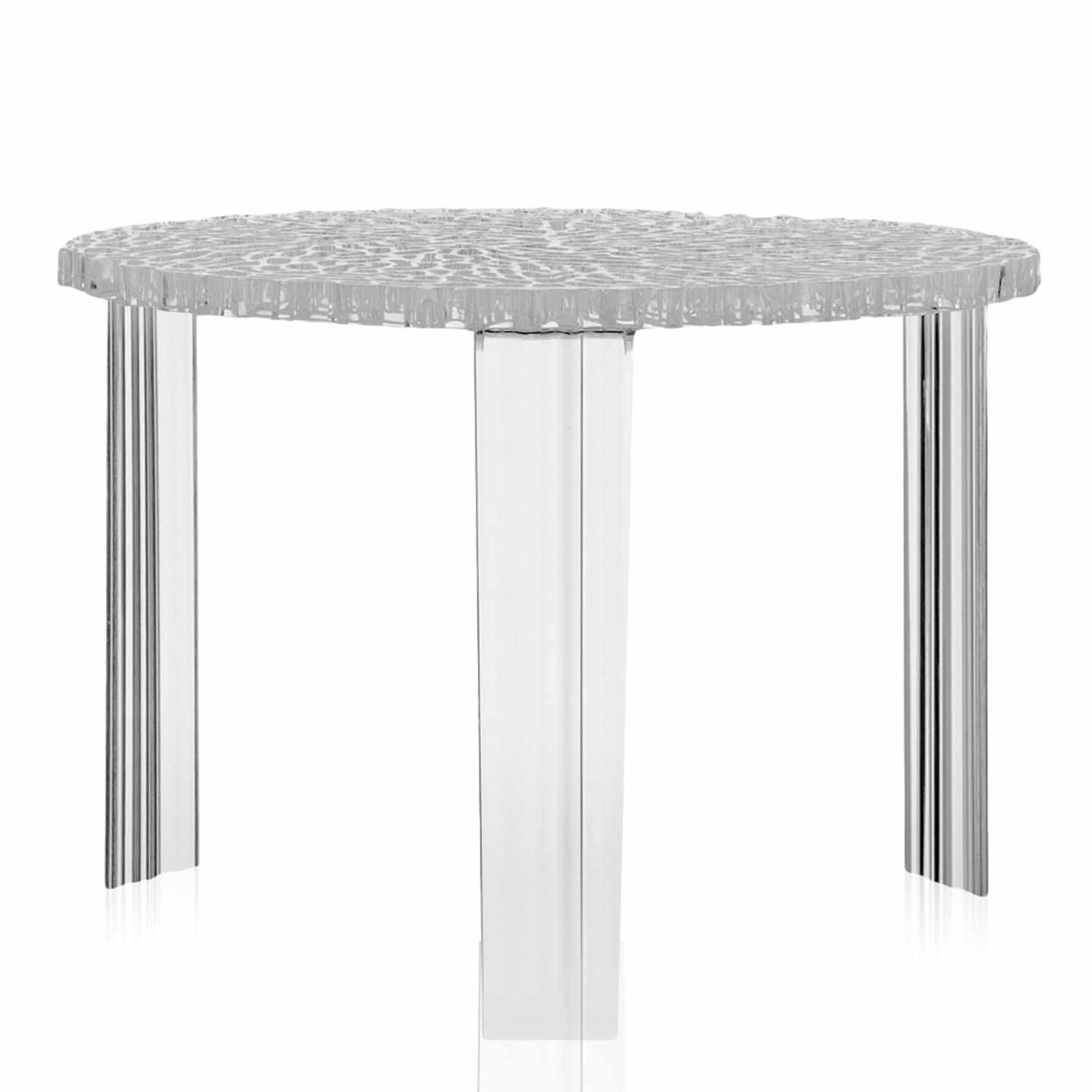 T-Table Beistelltisch, Höhe 36 cm, Farbe transparent/glasklar von Kartell