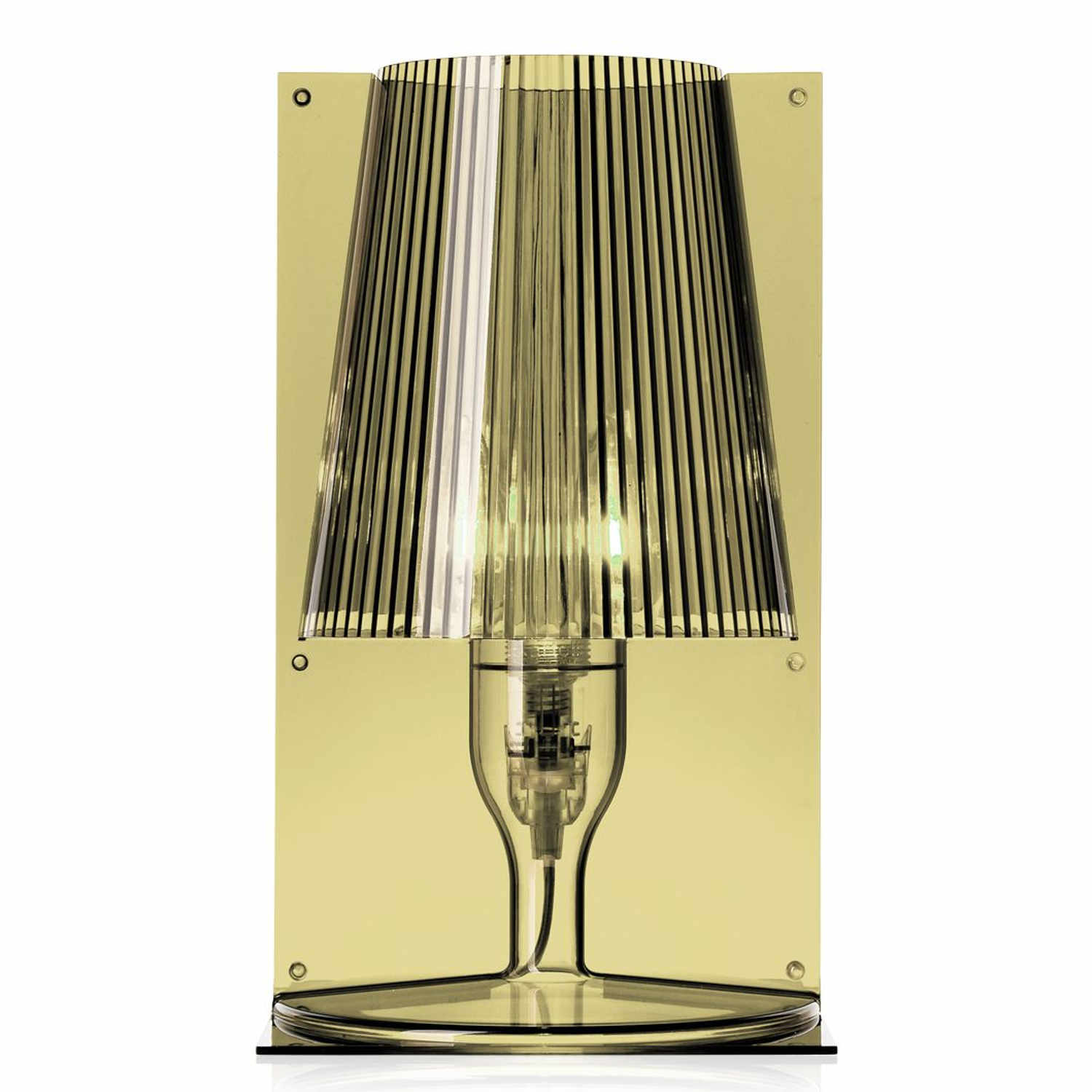 Take LED Tischleuchte, Farbe transparent/olivgrün Take LED Tischleuchte, Farbe transparent/olivgrün von Kartell