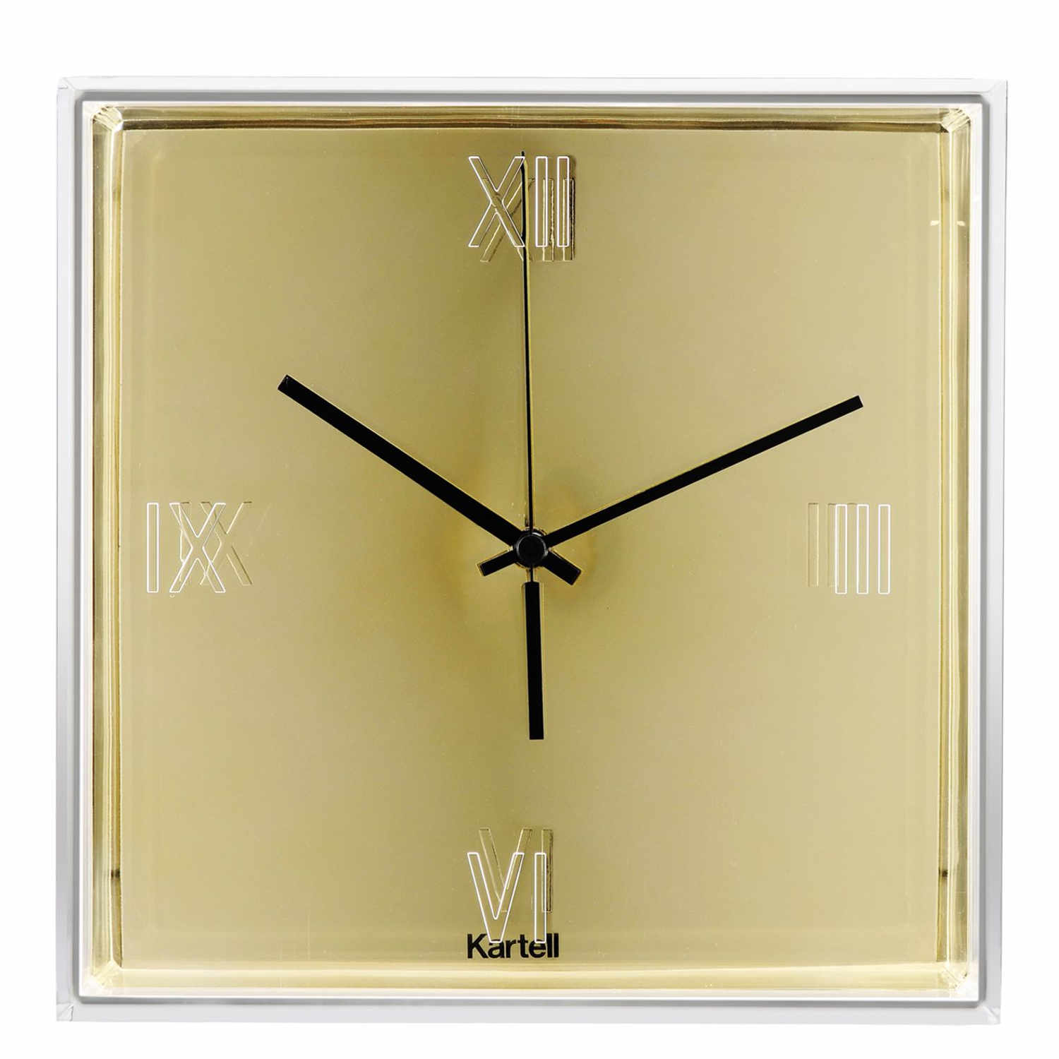 Tic&Tac Tischuhr, Farbe gold von Kartell