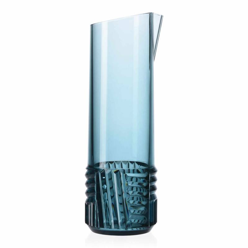 Trama Karaffe, Farbe transparent/hellblau von Kartell