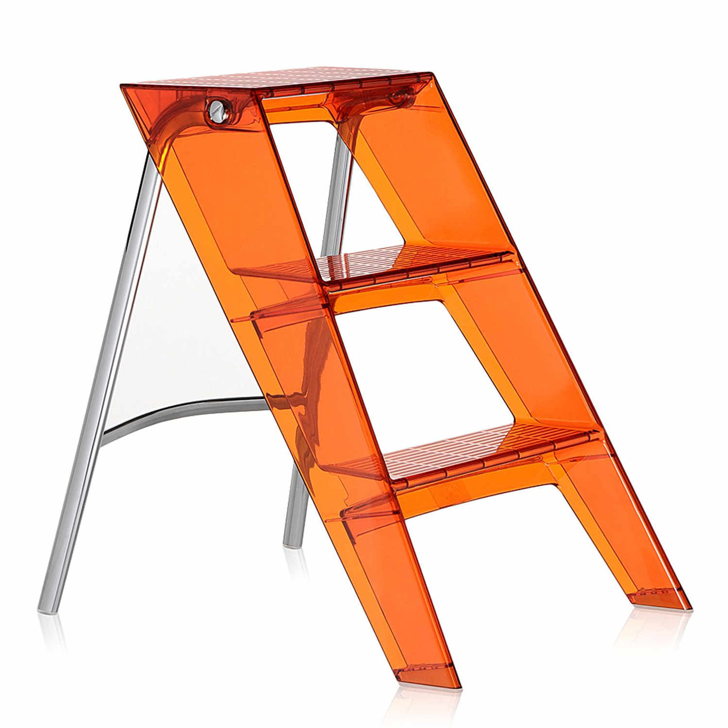 Upper Klappleiter, Farbe orangerot von Kartell