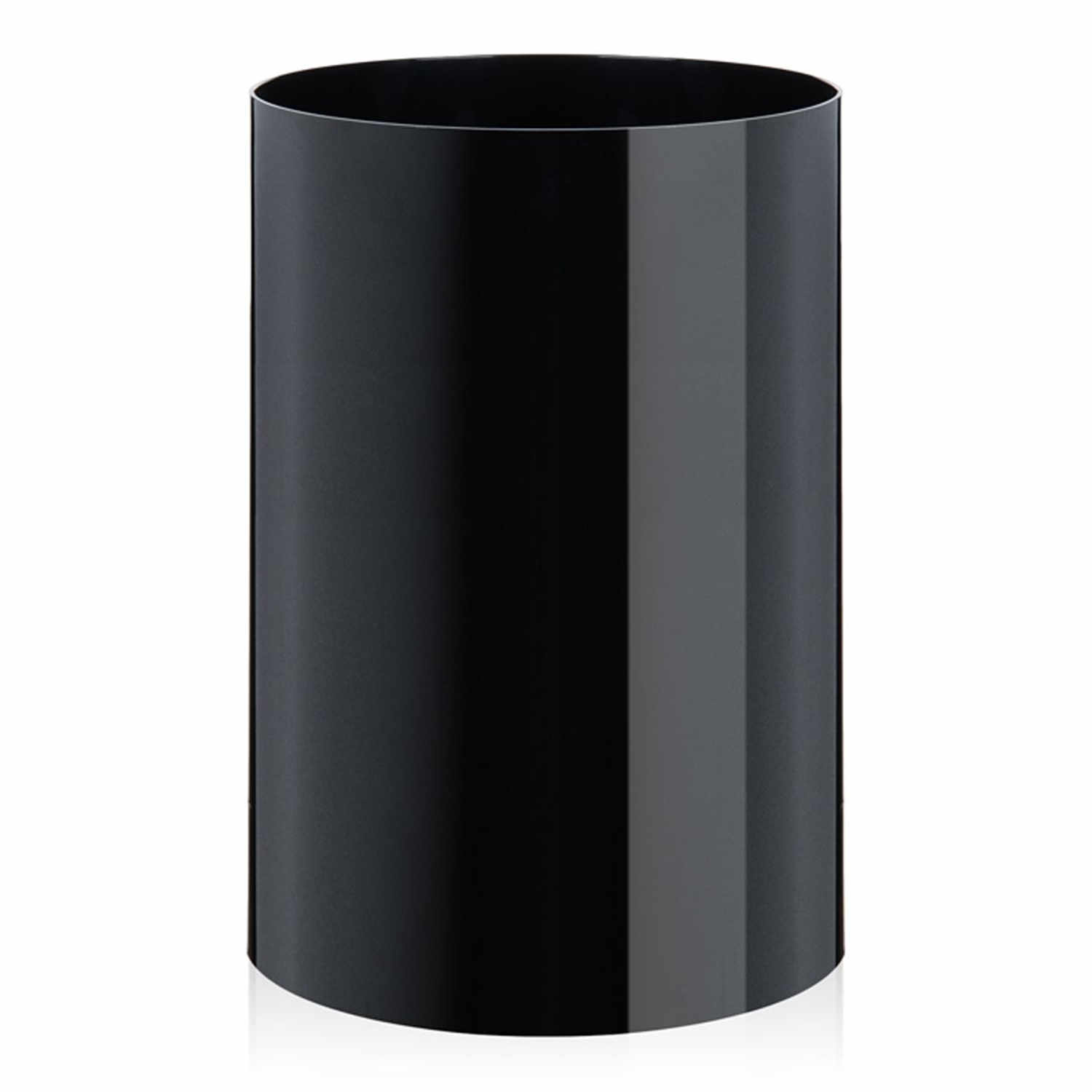 Waste Basket Gettacarte Abfalleimer, Farbe schwarz von Kartell