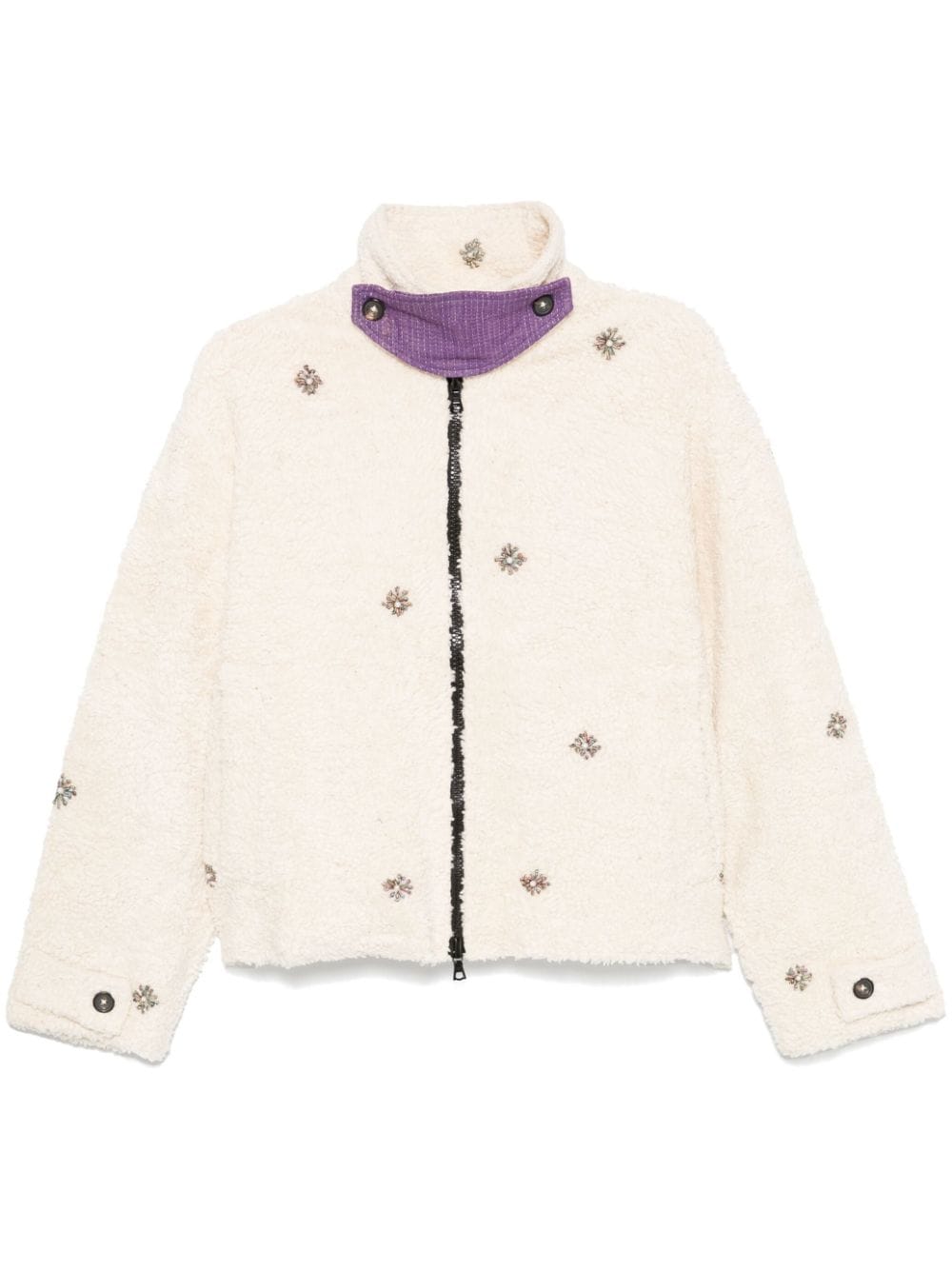 Kartik Research faux-shearling jacket - White von Kartik Research