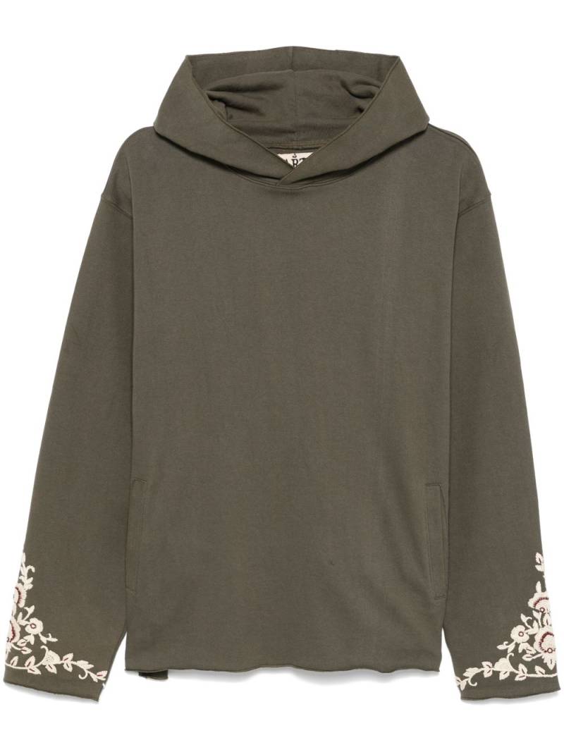 Kartik Research x Baracuta embroidered hoodie - Green von Kartik Research