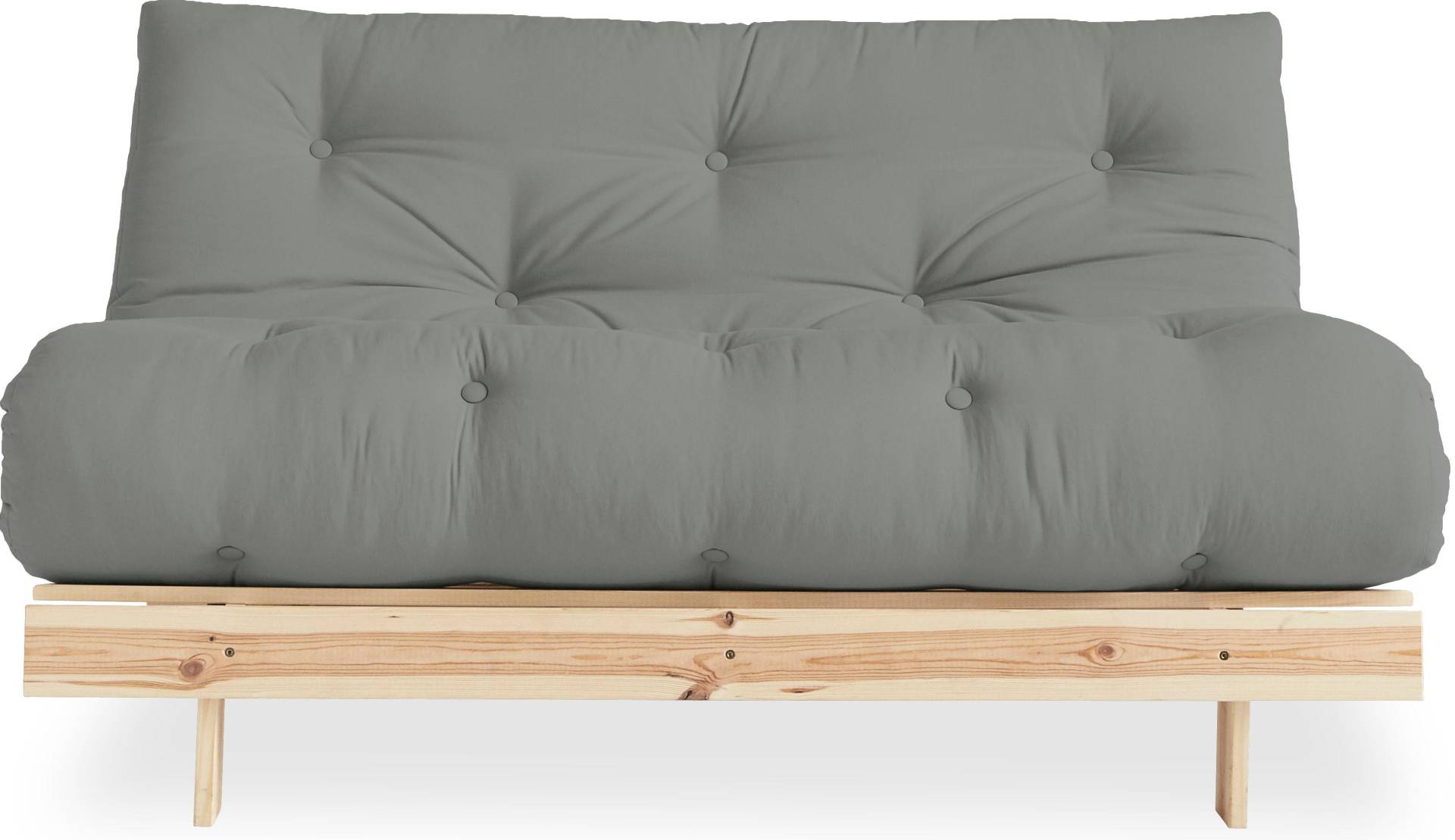 Karup Design Schlafsofa »Roots 140 Schlafsofa, Gästebett, Sofa mit Futonmatratze«, Inkl. Futonmatratze, Liegefläche 140x200 cm, FSC® zertifizierte Kiefer von Karup Design