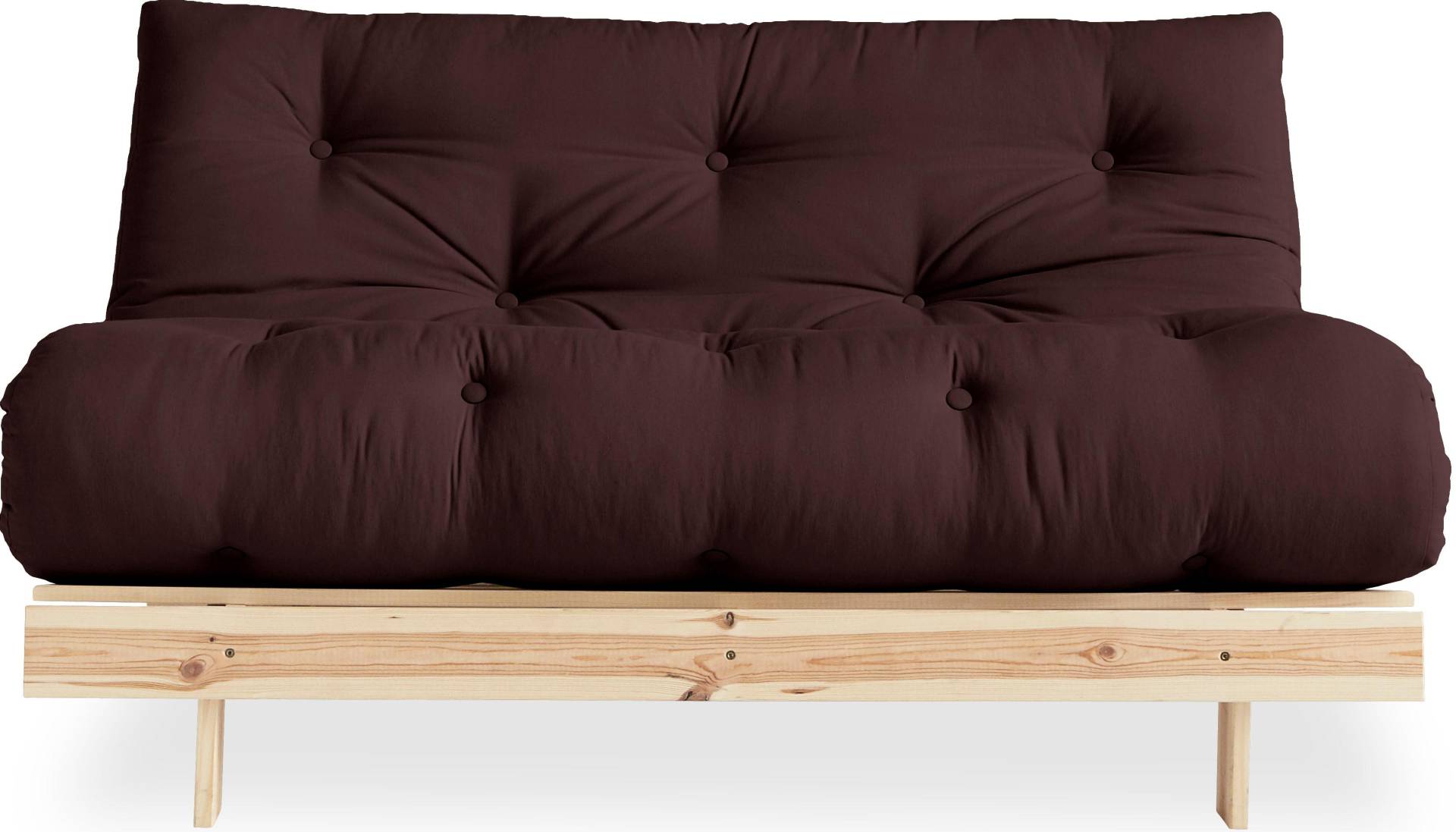 Karup Design Schlafsofa »Roots 140 Schlafsofa, Gästebett, Sofa mit Futonmatratze«, Inkl. Futonmatratze, Liegefläche 140x200 cm, FSC® zertifizierte Kiefer von Karup Design