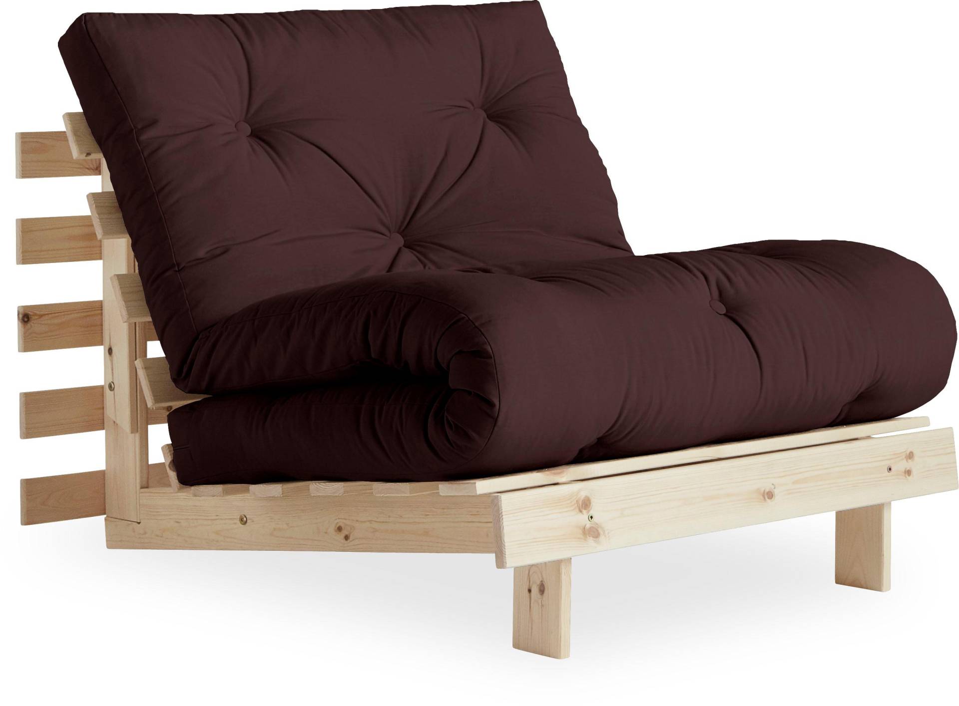 Karup Design Schlafsofa »Roots 90 Schlafsofa, Gästebett, Sofa mit Futonmatratze«, Inkl. Futonmatratze, Liegefläche 90x200 cm, FSC® zertifizierte Kiefer von Karup Design