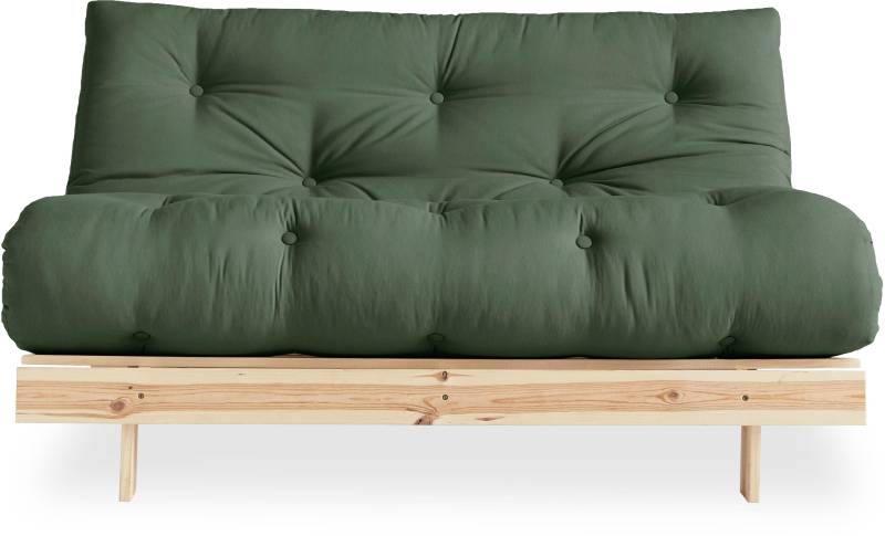 Karup Design Schlafsofa »Roots 140 Schlafsofa, Gästebett, Sofa mit Futonmatratze«, Inkl. Futonmatratze, Liegefläche 140x200 cm, FSC® zertifizierte Kiefer von Karup Design