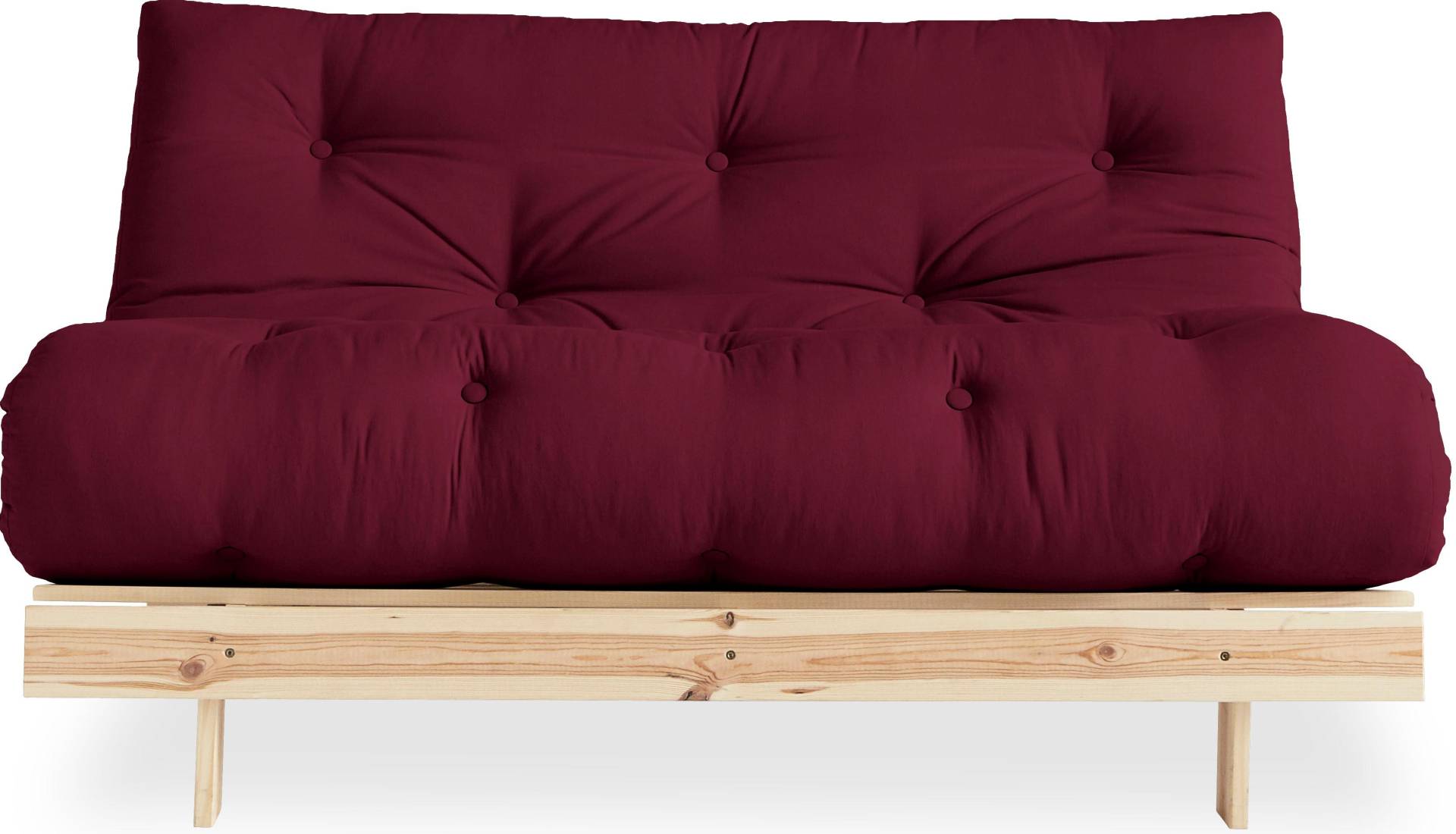 Karup Design Schlafsofa »Roots 140 Schlafsofa, Gästebett, Sofa mit Futonmatratze«, Inkl. Futonmatratze, Liegefläche 140x200 cm, FSC® zertifizierte Kiefer von Karup Design