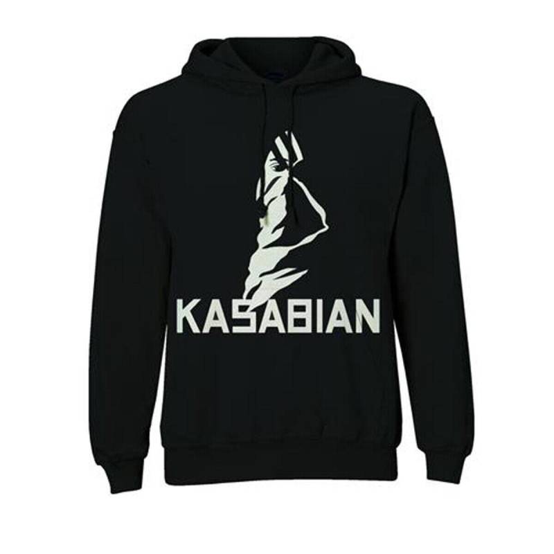 Kasabian - Ultra Face Kapuzenpullover, für Damen, Schwarz, Größe XL von Kasabian