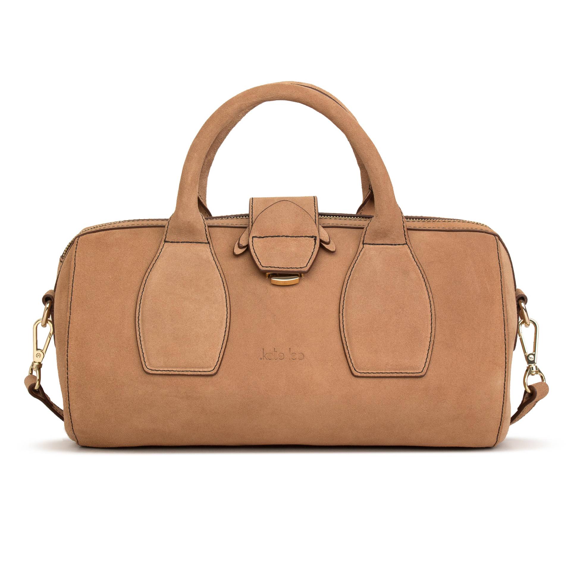 Frola-bowlingtasche Mit Hand- Oder Schulterriemen Aus Camelfarbenem Leder Damen Camel ONE SIZE von Kate Lee