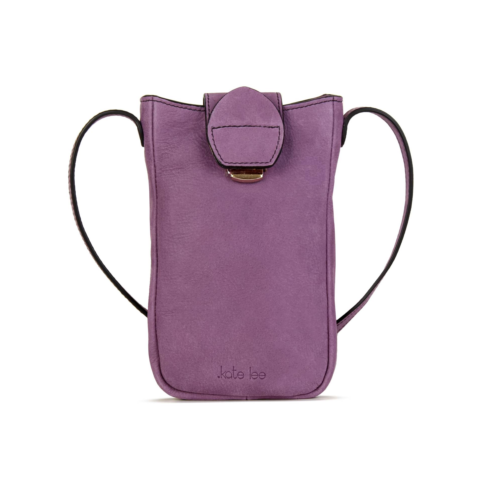 Leder-handytasche Fiolaine Damen Violett ONE SIZE von Kate Lee