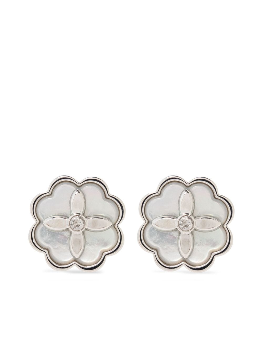 Kate Spade Floral Motif earrings - Silver von Kate Spade