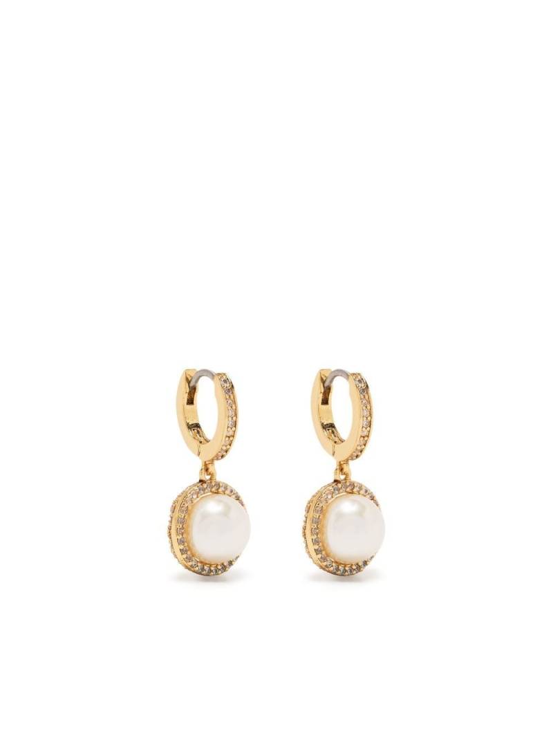 Kate Spade caged hoop earrings - Gold von Kate Spade