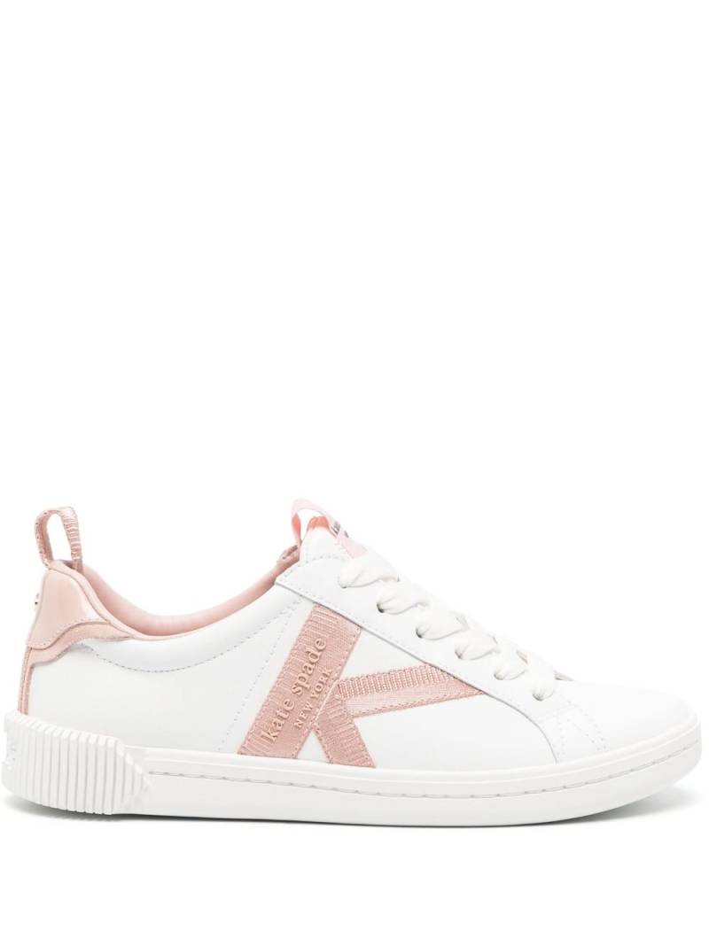 Kate Spade colour-block leather sneakers - White von Kate Spade