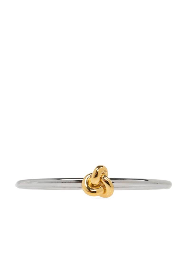 Kate Spade double-knot hinged bangle - Silver von Kate Spade