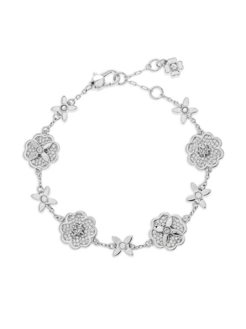 Kate Spade embellished floral-motif bracelet - Silver von Kate Spade