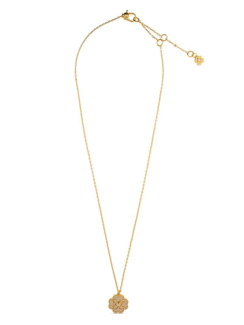 Kate Spade floral zirconium necklace - Gold von Kate Spade