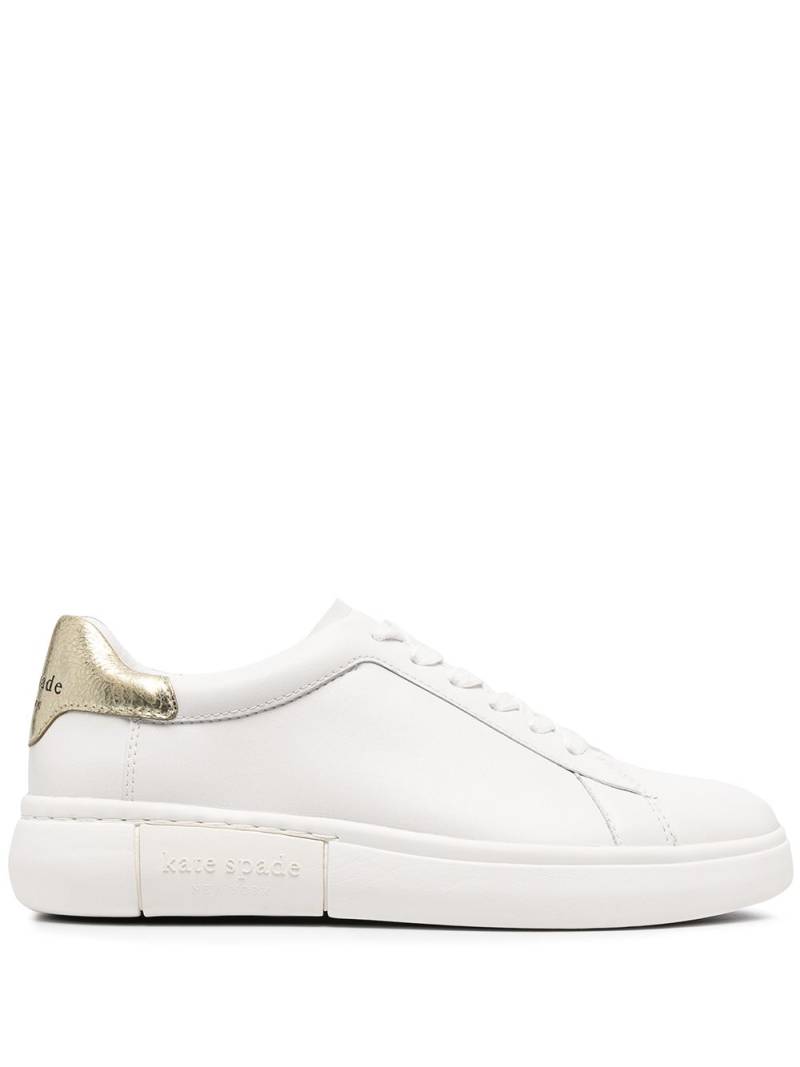 Kate Spade low-top lace-up sneakers - White von Kate Spade