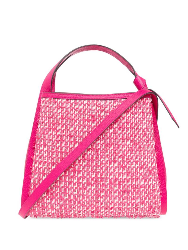 Kate Spade medium Knott tweed leather bag - Pink von Kate Spade