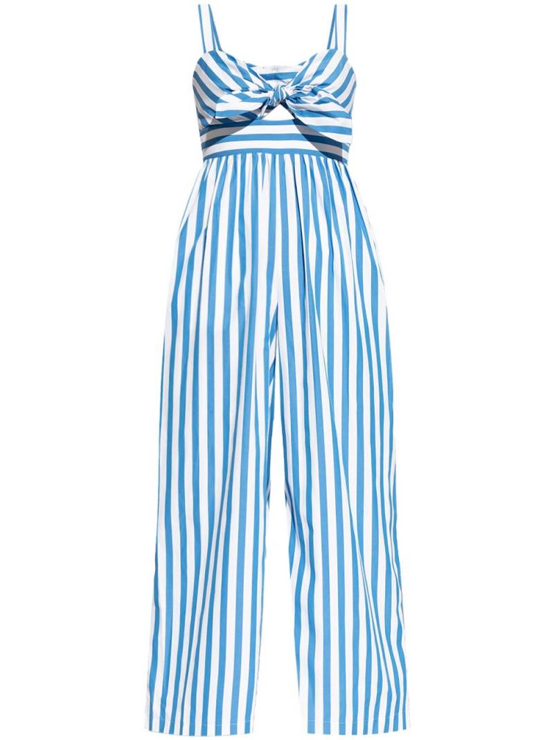 Kate Spade striped cotton jumpsuit - Blue von Kate Spade