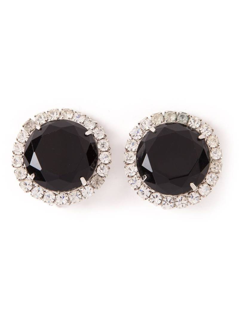 Katheleys Vintage glam crystal earrings - Black von Katheleys Vintage