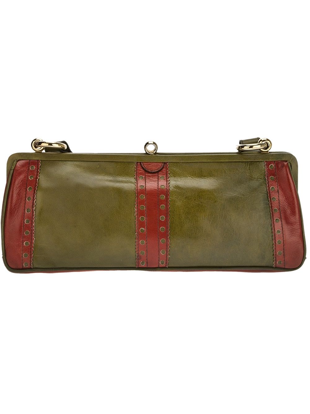 Katheleys Vintage leather shoulder bag - Green von Katheleys Vintage