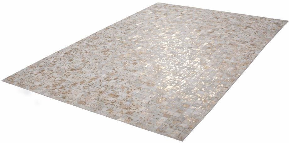 Kayoom Fellteppich »Rocket 110 Lederteppich«, rechteckig, 8 mm Höhe, Patchwork - echtes Leder, Einzel Unikate, Wohnzimmer Kayoom Fellteppich »Rocket 110 Lederteppich«, rechteckig, 8 mm Höhe, Patchwork - echtes Leder, Einzel Unikate, Wohnzimmer von Kayoom