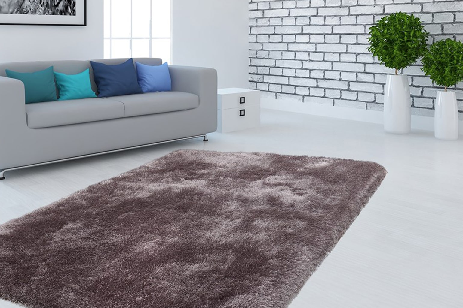 Kayoom Hochflor-Teppich »Cosy«, rechteckig, Besonders weiche Microfaser, dichter hochwertiger Langflor, Wohnzimmer von Kayoom