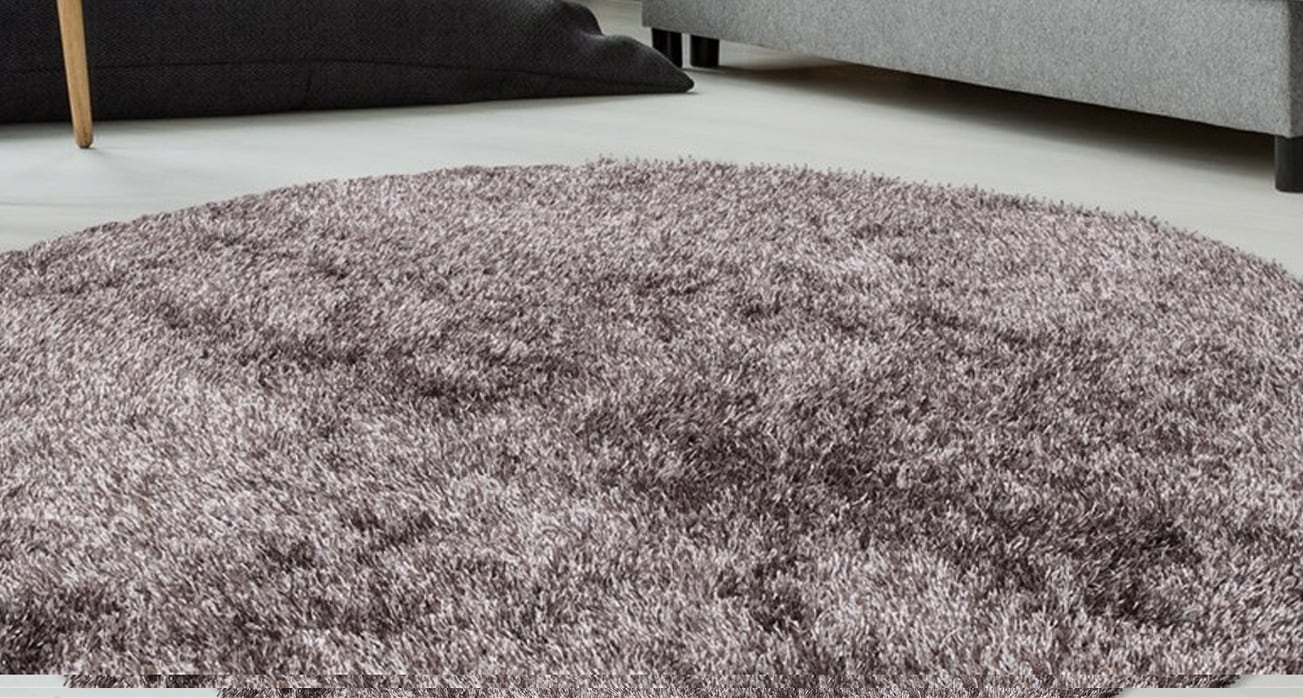 Kayoom Hochflor-Teppich »Diamond 700«, rund, weiche Microfaser, Langflor, Shaggy, Melange, Wohnzimmer von Kayoom