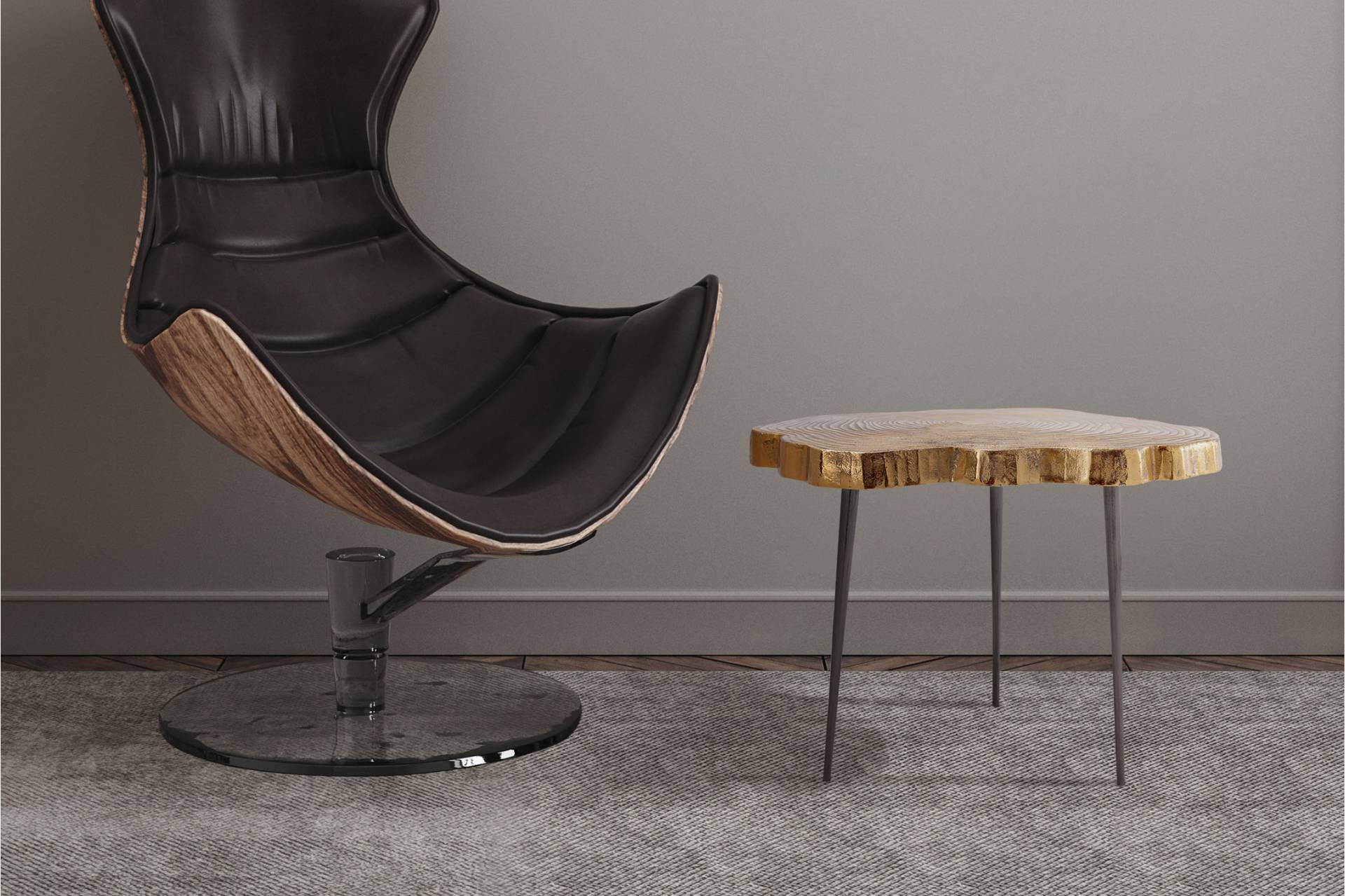 Kayoom Beistelltisch »Wood Art 225, detailverliebter Beistelltisch, edler Look«, (1 St.), Dekorativer Beistelltisch, Baumscheiben-Design, Retro-Look Kayoom Beistelltisch »Wood Art 225, detailverliebter Beistelltisch, edler Look«, (1 St.), Dekorativer Beistelltisch, Baumscheiben-Design, Retro-Look von Kayoom