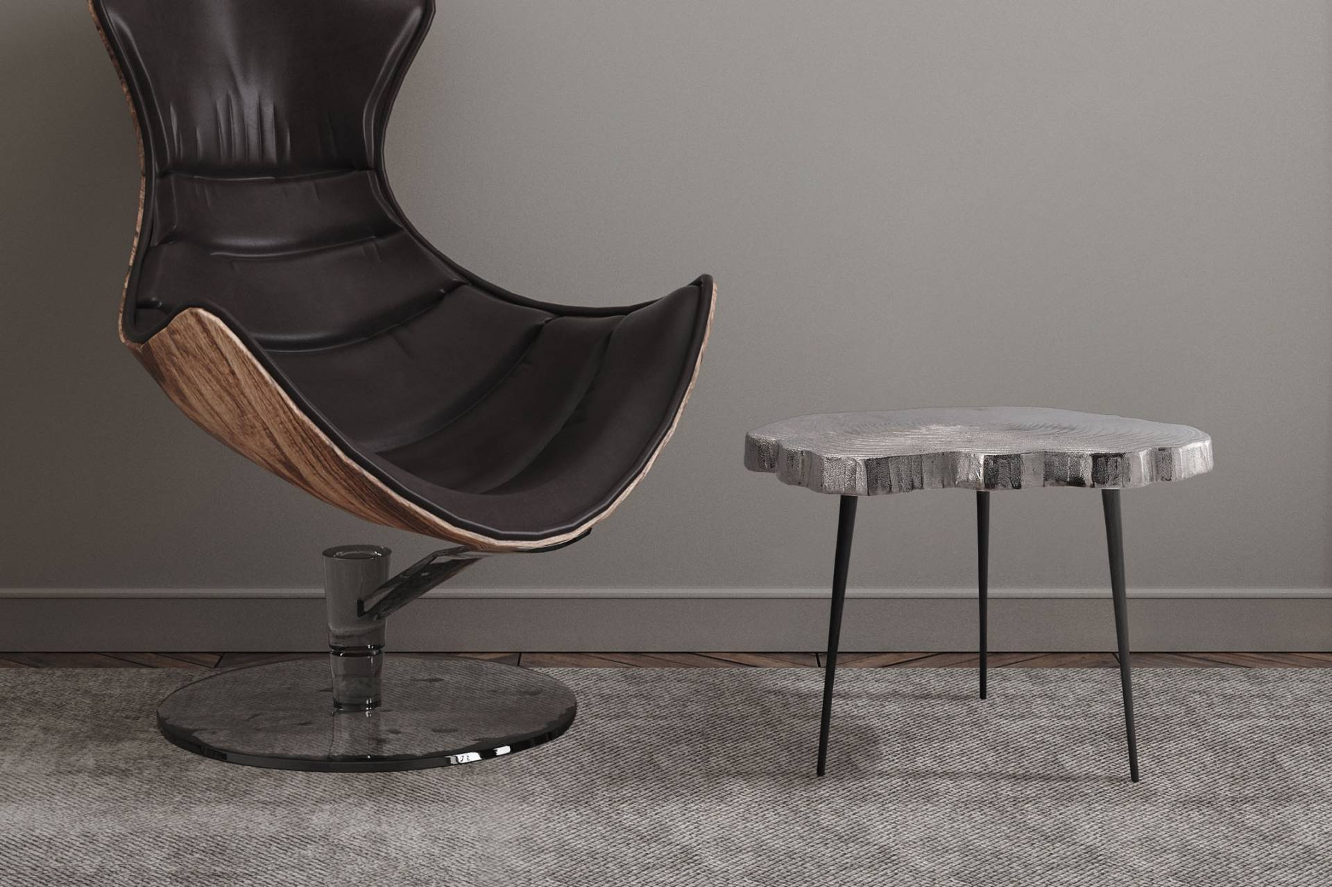 Kayoom Beistelltisch »Wood Art 225, detailverliebter Beistelltisch, edler Look«, (1 St.), Dekorativer Beistelltisch, Baumscheiben-Design, Retro-Look Kayoom Beistelltisch »Wood Art 225, detailverliebter Beistelltisch, edler Look«, (1 St.), Dekorativer Beistelltisch, Baumscheiben-Design, Retro-Look von Kayoom
