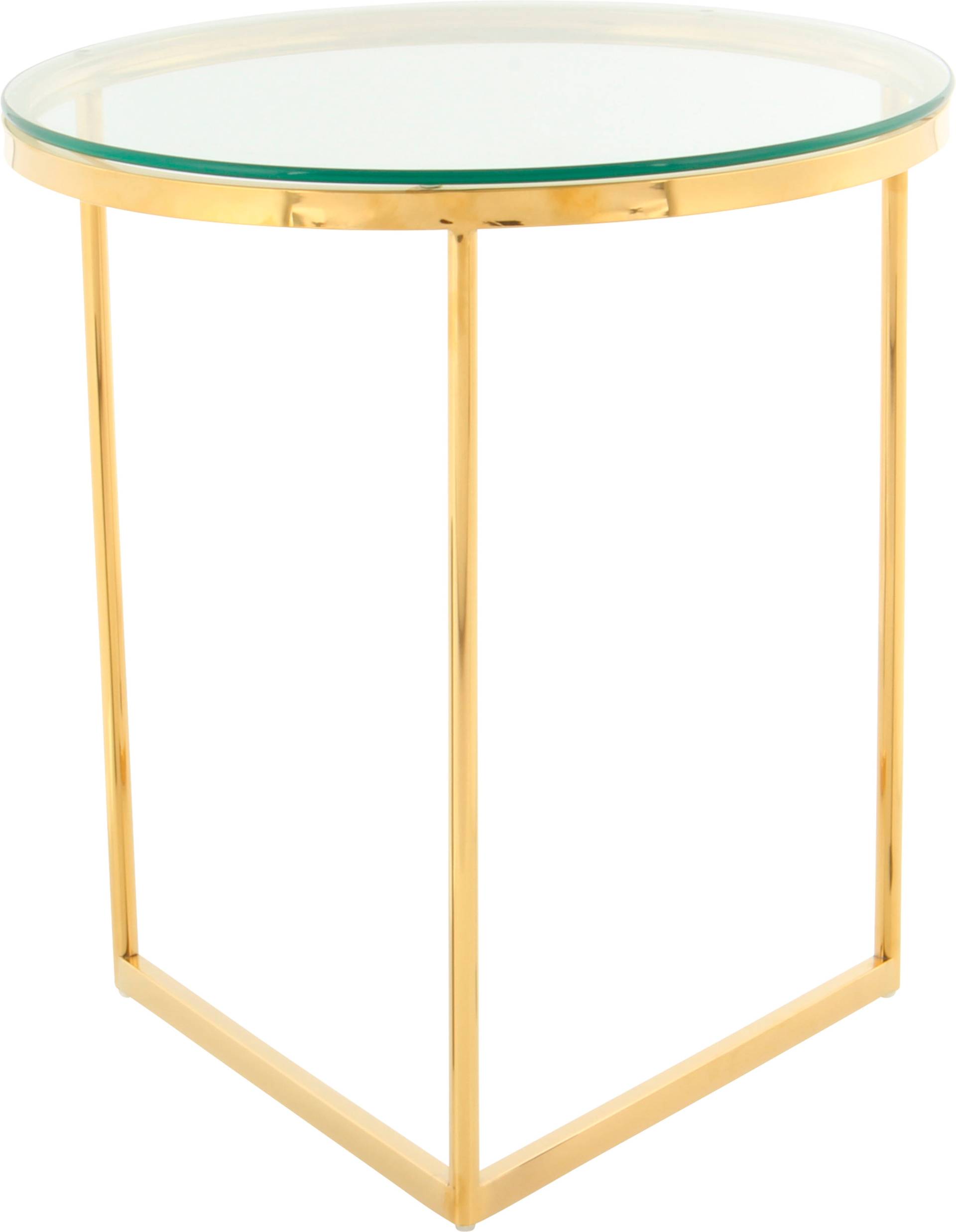 Kayoom Beistelltisch »Wynona 125, in stilvollem Design,mit dreieckiger Grundform«, (1 St.), Glamouröses Design, hochwertige Verarbeitung, Hingucker-Gestell Kayoom Beistelltisch »Wynona 125, in stilvollem Design,mit dreieckiger Grundform«, (1 St.), Glamouröses Design, hochwertige Verarbeitung, Hingucker-Gestell von Kayoom
