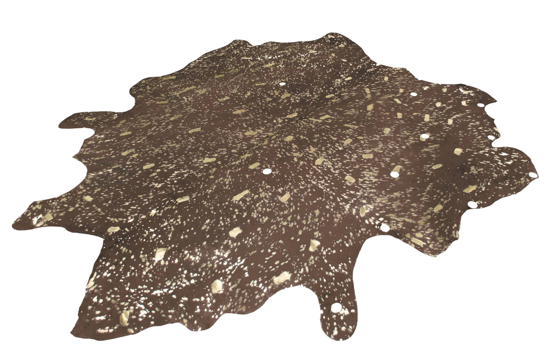 Kayoom Teppich »Glam 110«, rechteckig, 3 mm Höhe, 100 % Rindslederfell,Fussbodenheizung geeignet, Akzente in Silber/Gold Kayoom Teppich »Glam 110«, rechteckig, 3 mm Höhe, 100 % Rindslederfell,Fussbodenheizung geeignet, Akzente in Silber/Gold von Kayoom