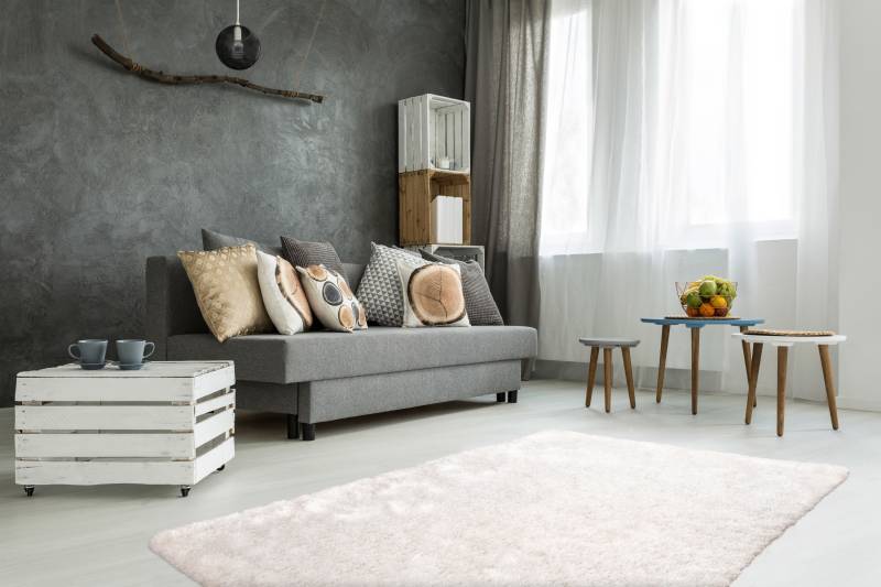 Kayoom Hochflor-Teppich »Diamond 700«, rechteckig, 45 mm Höhe, weiche Microfaser, Langflor, Shaggy, Melange, Wohnzimmer von Kayoom