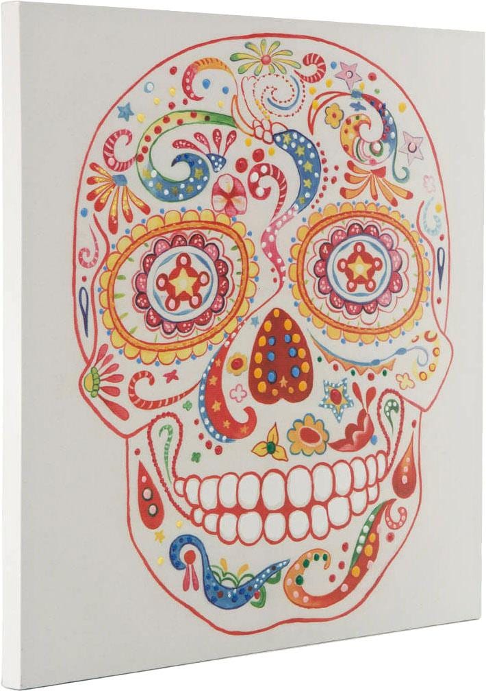 Kayoom Ölbild »Totenkopf«, Abstrakt-Menschen, 90cm x 90cm Kayoom Ölbild »Totenkopf«, Abstrakt-Menschen, 90cm x 90cm von Kayoom